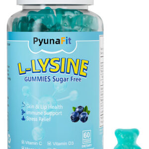 Pyunafit L-lisine Gummies 1000mg 5 Em 1 Força Extra Para Da