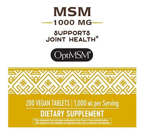 Natures Way Msm 1000 Mg Optimsm 200 Qualidade Premium - Imagem 9