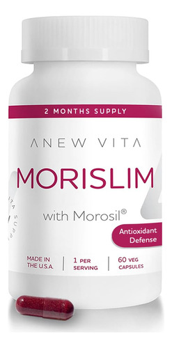 Suplemento Anew Vita Morislim Com Morosil 60 Cápsulas Vegeta