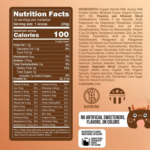 Chocolate Kids Daily Essentials Shake De Proteína Infantil - Imagem 8