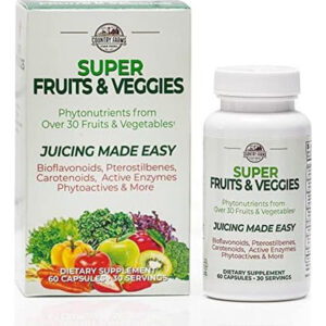 Country Farms Cápsulas De Frutas E Legumes 60 Ingredientes