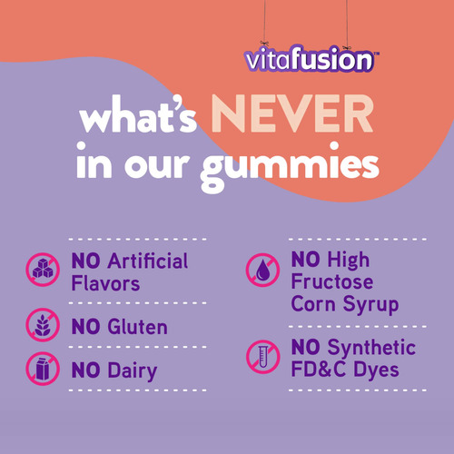 Suplemento De Vitaminas De Goma Fram Vitafusion B12 De 60 Qu - Imagem 4