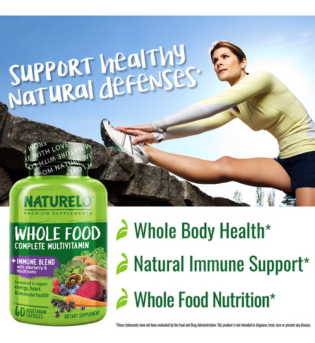 Suplemento Naturelo Whole Food Multivitamínico Imune Blend - Imagem 7