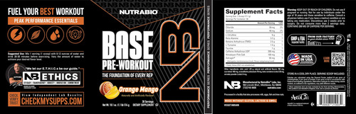 Pó Pré-treino Nutrabio Base 200 Mg De Cafeína E Laranja E Ma - Imagem 7