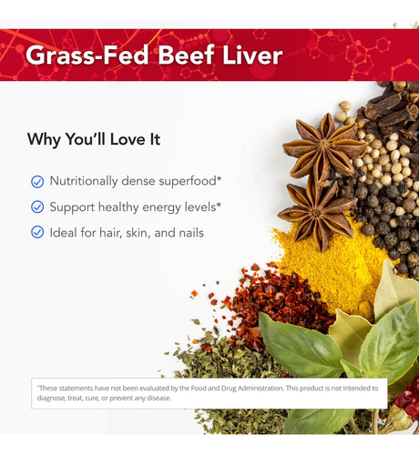 Physicians Strength Beef Liver - 150 Cápsulas - Fonte Natura - Imagem 8