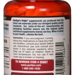 Comprimidos De Vinagre De Cidra Puritans Pride 600 Mg Conta