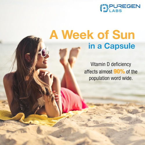 Suplemento De Vitamina D3 Puregen Labs 50.000 Ui 100 Cápsula - Imagem 7