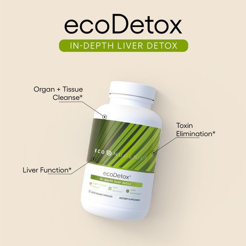 Suplemento Econugenics Ecodetox Para Desintoxicação Do Fígad - Imagem 7