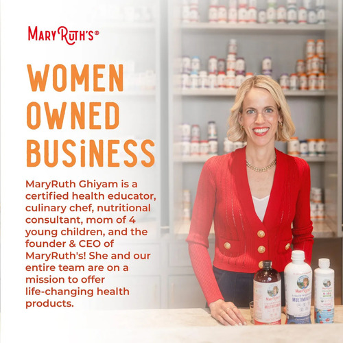 Líquido Multivitamínico Maryruths Lustriva® Growth Ca - Imagem 9