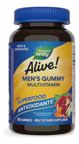 A Natureza Está Viva! Multivitamínico Gummy Masculino