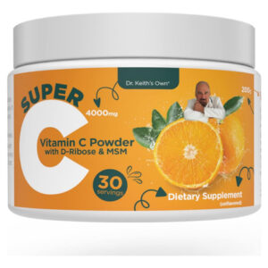 Dr. Keiths Own Tamponed Vitamin C Powder 4000mg - Cristais