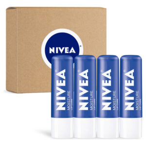 Bálsamo Labial Nivea Moisture Lip Care Stick Com Manteiga De