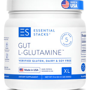 Suplemento Essential Stacks Gut L-glutamina Em Pó 500g