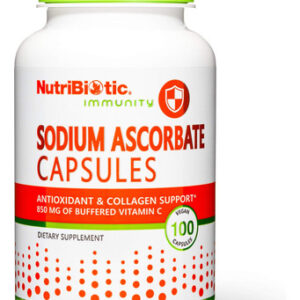 Cápsulas De Vitamina C Nutribiótico Ascorbato De Sódio 100 C