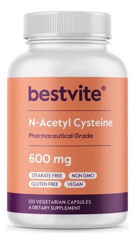Bestvite N-acetilcisteína 600 Mg 120 Cápsulas