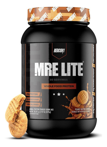 Proteína Alimentar Integral Redcon1 Mre Lite Em Pó Amendoim - Imagem 4