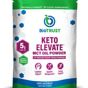 Óleo Mct Em Pó Biotrust Keto Elevate C8 Ketogenic 20 Porções