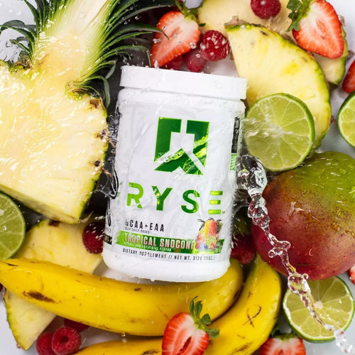 Suplemento Ryse Bcaa Eaa Powder Tropical Snocone 30 Porções - Imagem 5
