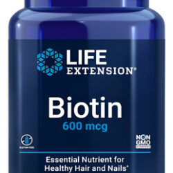 Life Extension Biotina 600mcg 100 Cápsulas