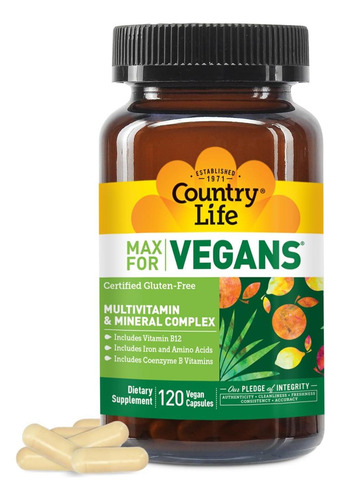 Country Life Max Vegano: 120 Cápsulas Diárias - Imagem 9
