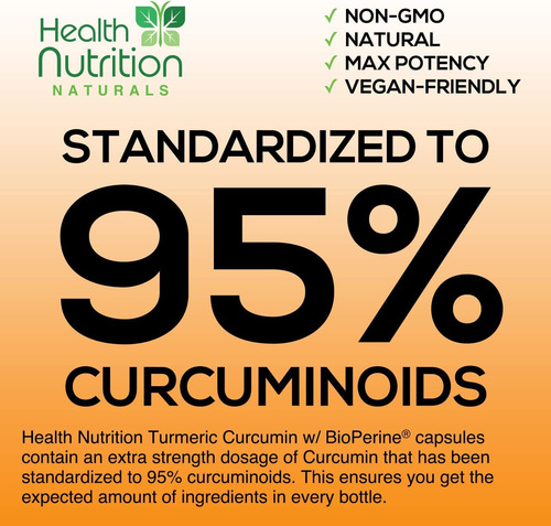 Suplemento De Curcumina De Cúrcuma 2600 Mg Com Extrato De Pi - Imagem 11