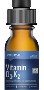 Optimalhealth Gotas Líquidas De Vitamina D3 E K2 Vitamina