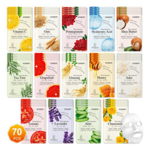 Máscara Facial Koneuk Pacote 70 Cuidados Com A Pele Hidra