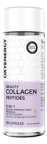 Cápsulas De Péptidos De Colagénio Oxyenergy Para Mulheres 1