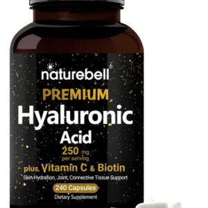 Suplementos De Ácido Hialurônico Da Naturebell 250mg 240 E