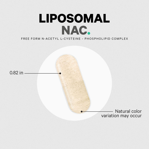 Suplemento Codeage Lipossomal Nac N-acetil L-cisteína 120 Ca - Imagem 8