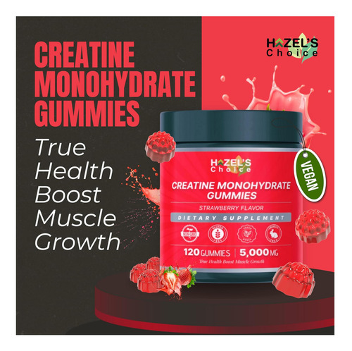 Gomas Veganas Com Creatina 120 Unid 5000 Mg - Imagem 10