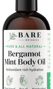Óleo Corporal Bare Botanics Menta Hidratante 240ml 100% Natu