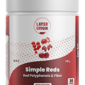 Suplemento Em Pó De Frutas Orgânicas Layer Origin Simple Red