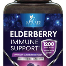 Suplemento Nature&quots Nutrition Extrato De Sabugueiro 120 Cáps