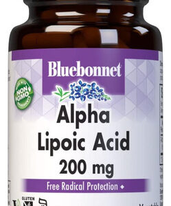 Ácido Alfa-lipóico Bluebonnet 200 Mg Suplemento Nutricional