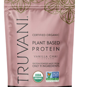 Proteína De Ervilha Vegana Em Pó Truvani Vanilla Chai 400g 2