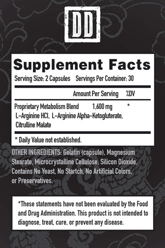 Potenciador De Óxido Nítrico 1600 Mg Double Dragon - Imagem 5
