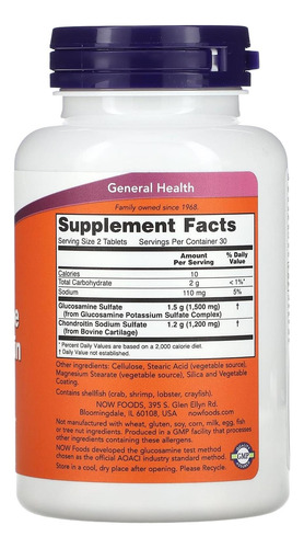 Agora Alimentos De Glucosamina E Condroitina 60 - Imagem 2