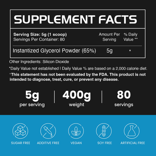 Ganhos De Suplementos De Treino Em Pó De Glicerol Instanciad - Imagem 5