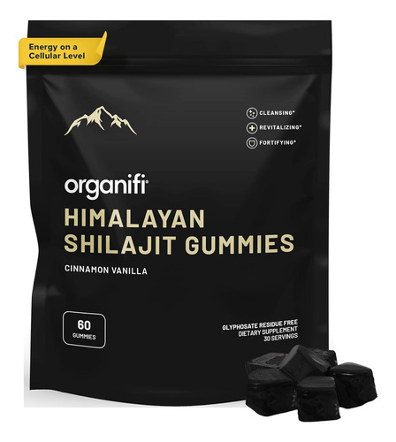 Organifi - Shilajit Gummies - Ajuda A Manter A Energia Na...