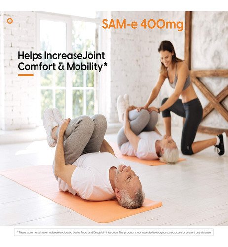 Doctors Best Sam-e 400 Mg Vegano Sem Glúten Sem Soja Sup - Imagem 3