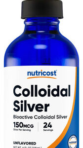 Suplemento Nutricost Coloidal Silver 120ml 150mcg