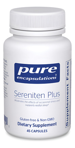 Encapsulamentos Puros Sereniten Plus Suporte Para Estresse