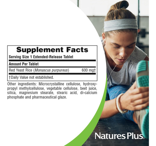 Suplemento Naturesplus Herbal Actives Arroz Com Fermento Ver - Imagem 4