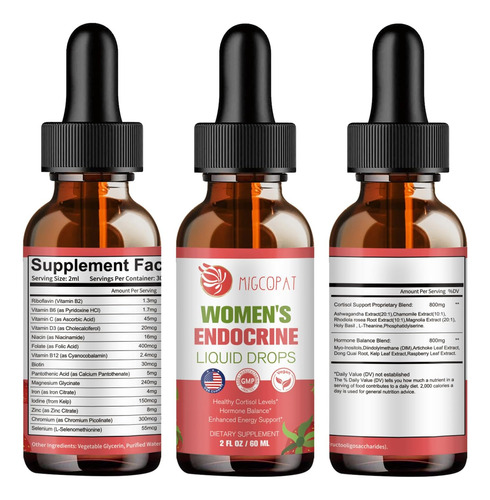 Migcopat Women: Suplemento Endócrino Em Gotas - Imagem 9