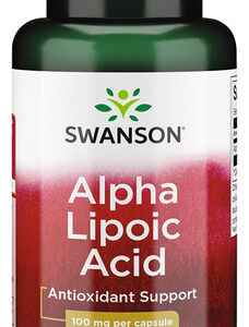 Suplemento De Ácido Alfa Lipóico Swanson 100mg 120 Cápsulas