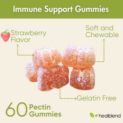 Healblend Power-packed Gomas De Urso Multivitamínicas Para A - Imagem 11