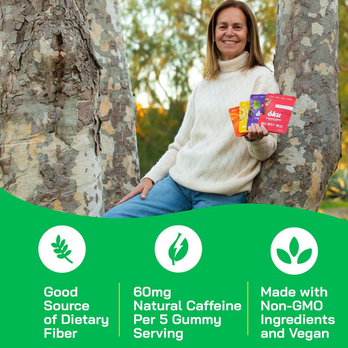Oku Energy Chews Pacote De Variedade De 8 - Cafeína Natural - Imagem 9