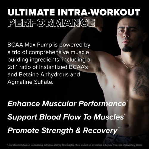 Suplemento Finaflex Bcaa Max Pump Peach Mango 300ml 30 Servi - Imagem 4