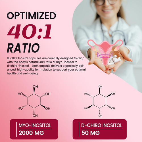 Suplemento Bualle Premium Myo-inositol E D-chiro Inositol (4 - Imagem 11